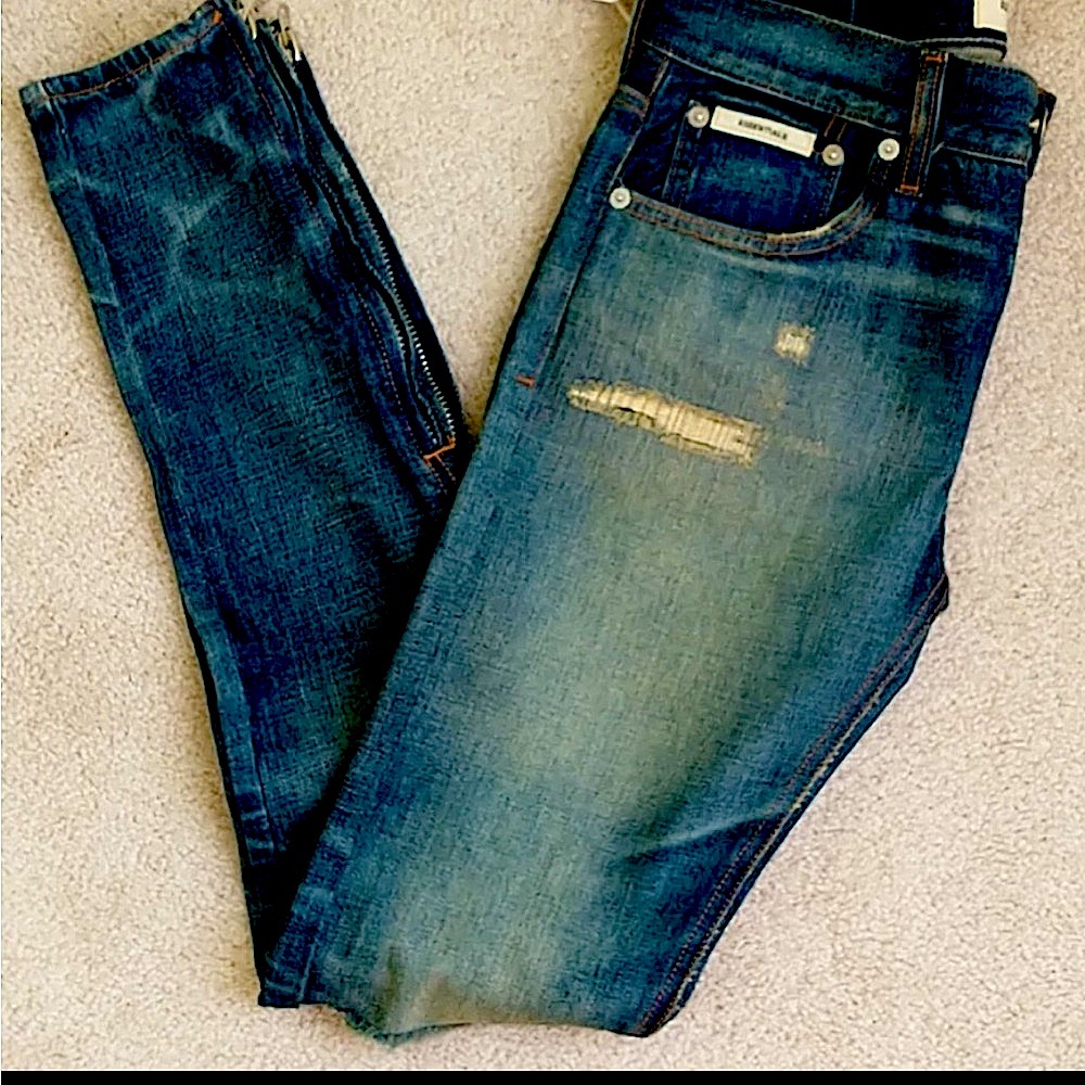 COPY - NEW W O T 🚨 Fear of god zipper ankle distressed by hand Japanese selvedge - Picture 5 of 17